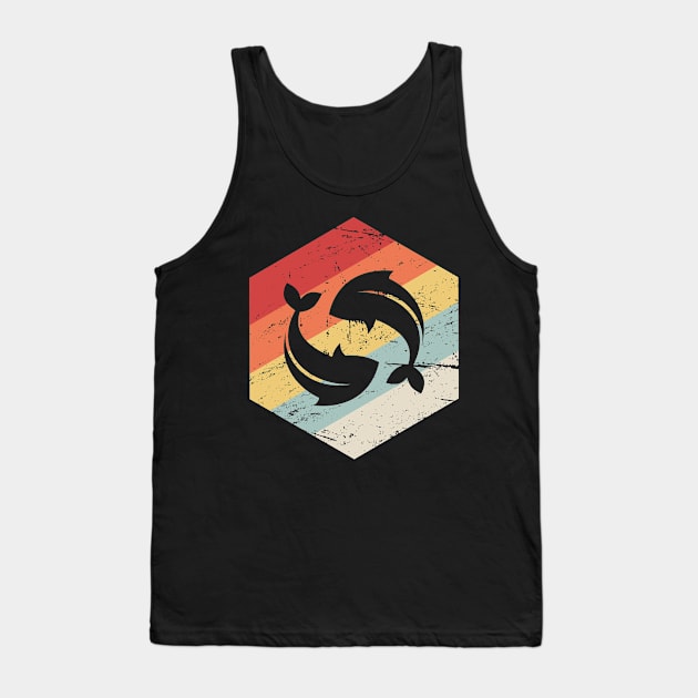 Pisces – Retro Astrology Zodiac Sign Tank Top by MeatMan